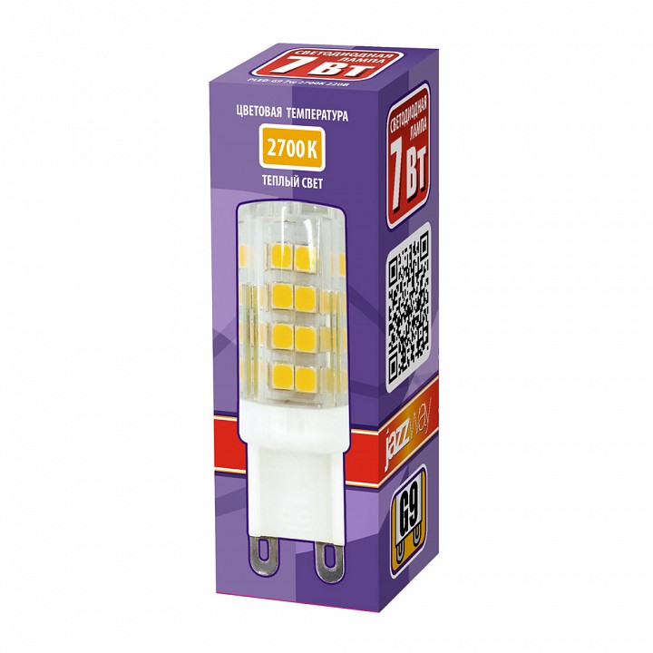 Лампа светодиодная Jazzway  PLED-G9 7W 2700K