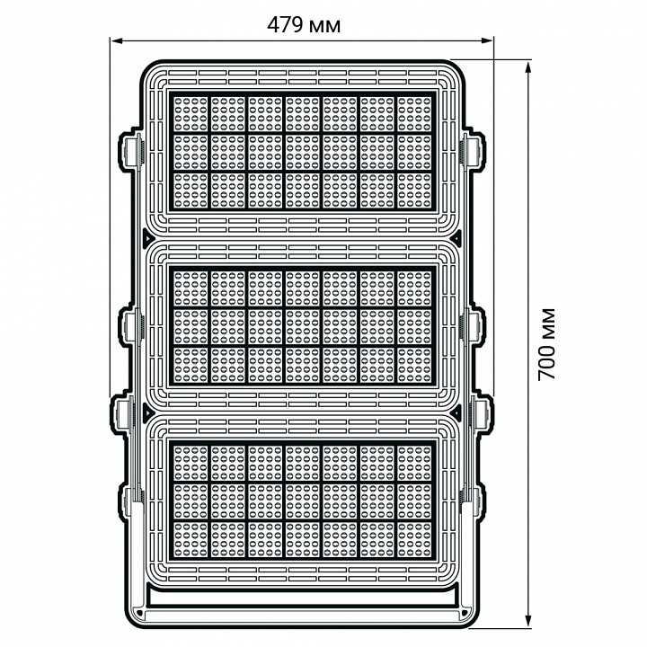 Настенно-потолочный прожектор Jazzway  PFL SPORT 02  750w  5700K IP66