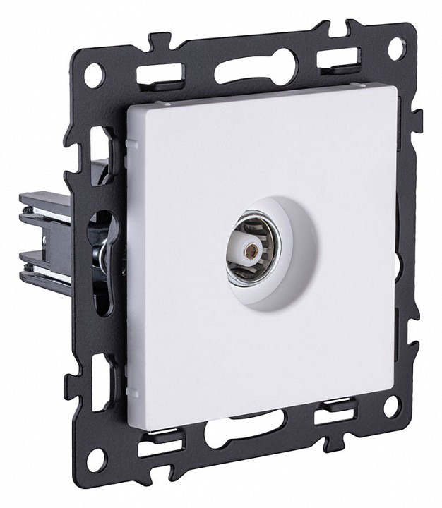 ТВ-розетка и SAT-розетка оконечная без рамки Kollinger Asthetik AS-021WH