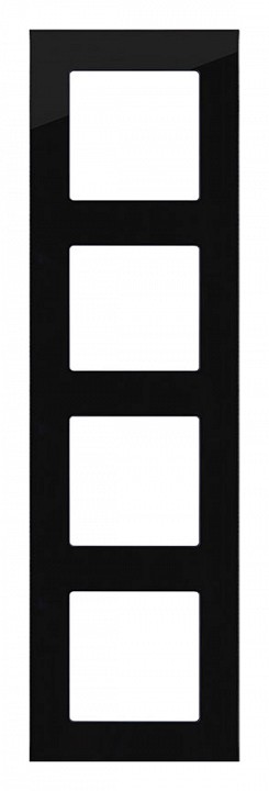 Рамка на 4 поста Kollinger Asthetik AS4BK