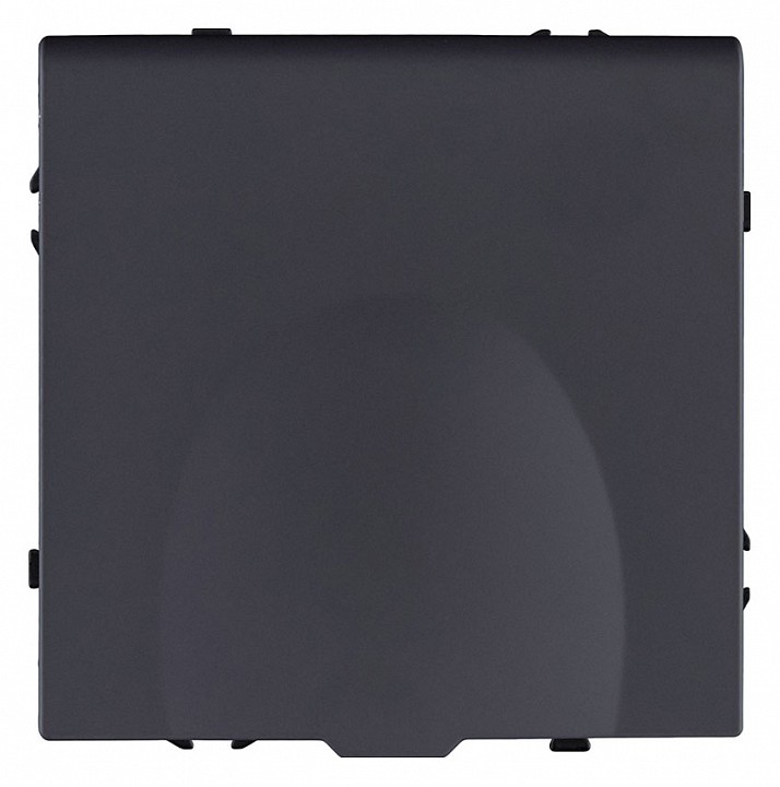 Розетка с заземлением с крышкой, без рамки Kollinger Eclipse EC-015BK