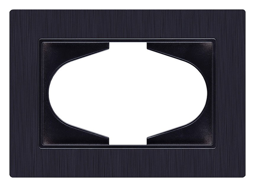 Рамка для двойной розетки Kollinger Eleganz Plex EP120BK