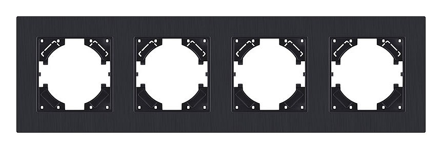 Рамка на 4 поста Kollinger Eleganz Plex EP4BM