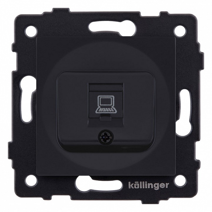 Розетка Ethernet RJ-45 без рамки Kollinger  REA-018BM