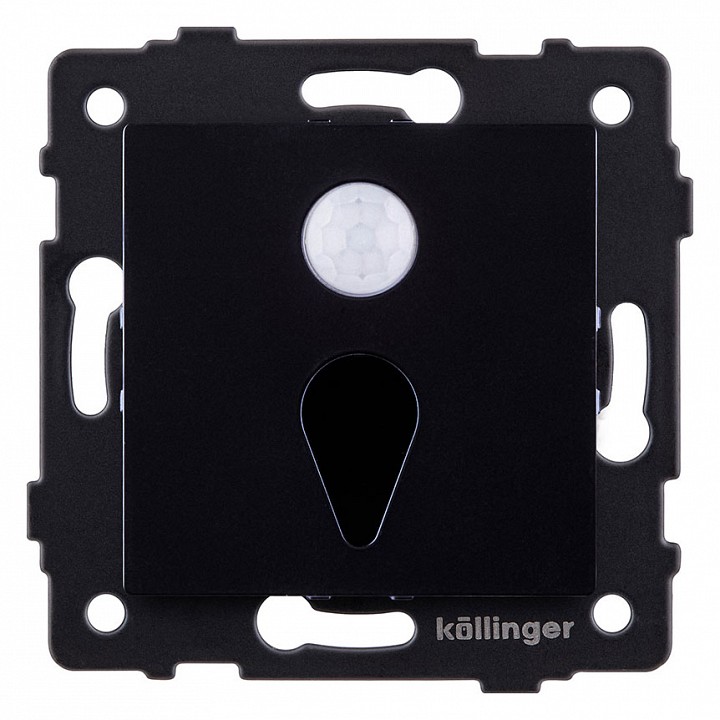 Заглушка для поста с подсветкой, без рамки Kollinger  REA-044BK