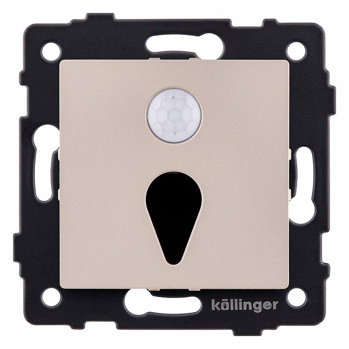 Заглушка для поста с подсветкой, без рамки Kollinger  REA-044GD