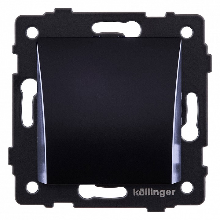 Розетка для вывод кабеля без рамки Kollinger  REA-708BK