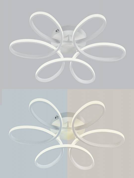 Потолочная люстра Natali Kovaltseva Cobra LED Lamps 81121/6C