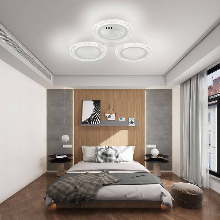 Люстра потолочная светодиодная Natali Kovaltseva Simply LED LAMPS 81122/3C