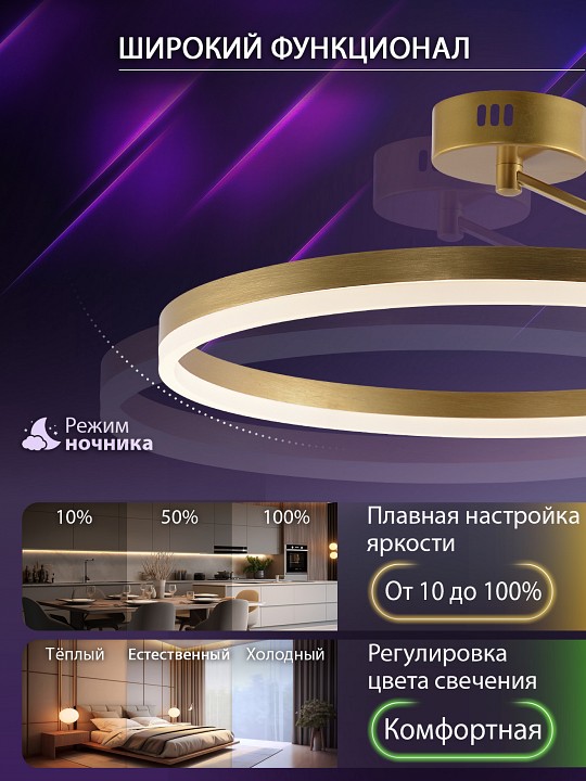 Светильник на штанге Natali Kovaltseva FINAM LED LAMPS 81121/3C