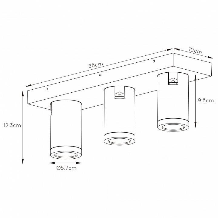 Спот Lucide Taylor 1xGU10 09930/15/31