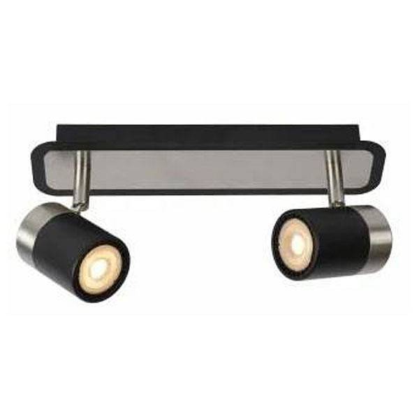 Спот Lucide Lennert 2xGU10 черный 26958/10/30