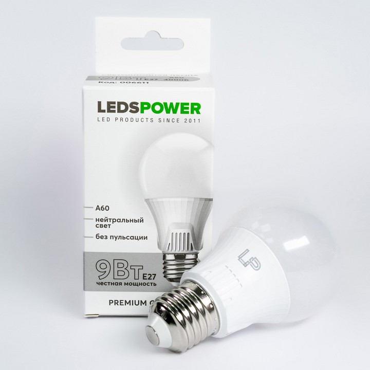 Лампа светодиодная LEDS POWER A60 006611