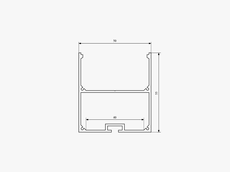 Профиль подвесной LEDS POWER  007304