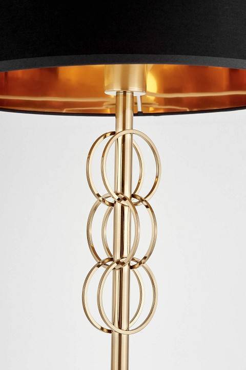 Торшер Lumina Deco Azzaria LDF 5523 GD+BK