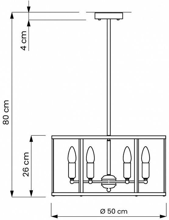 Люстра на штанге LUMINA DECO Lorton 6 ламп черная/латунь LDP 1142-6 BK+MD