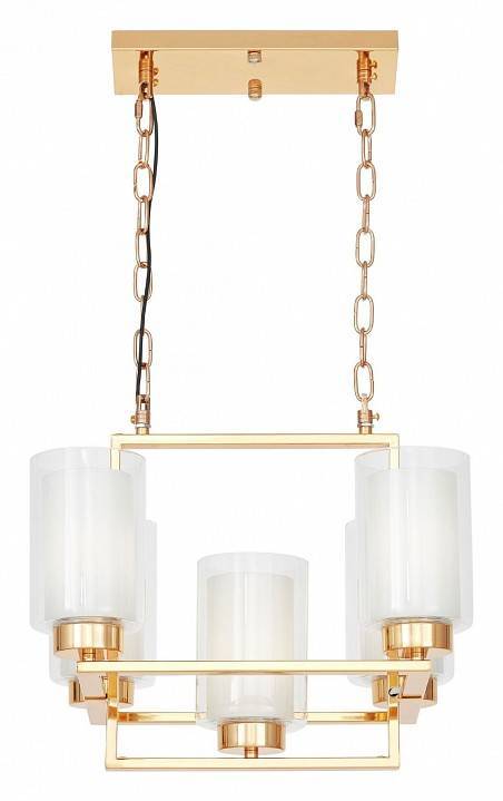 Подвесная люстра LUMINA DECO Lino LDP 1239-5 F.GD