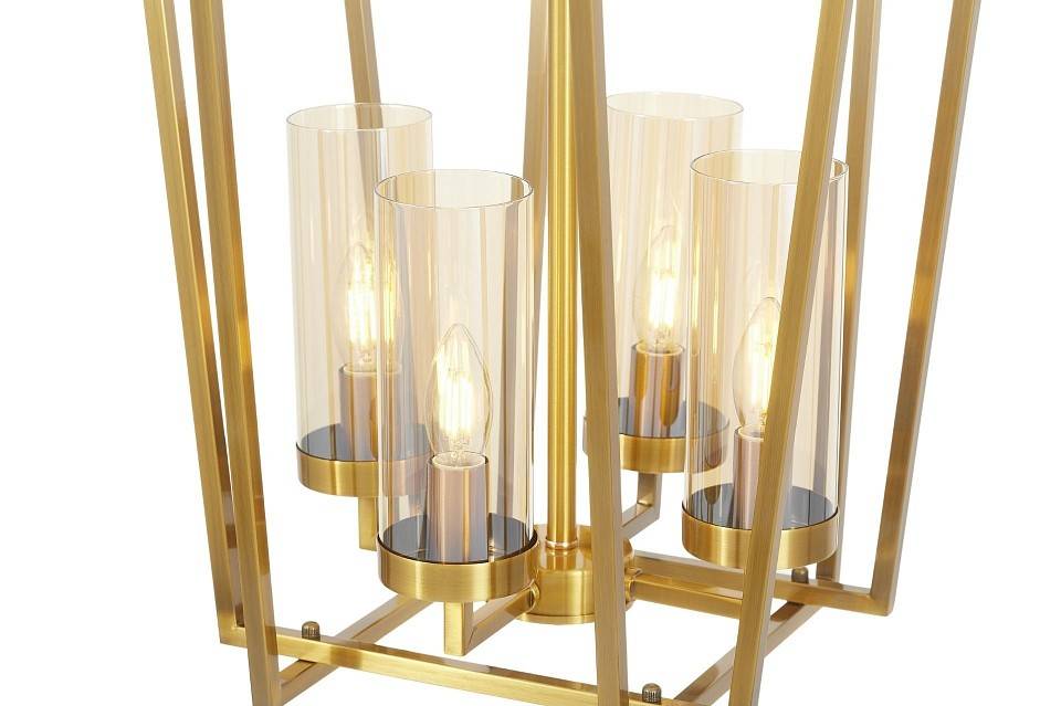 Подвесная люстра LUMINA DECO Afres LDP 1246-4 MD+AB