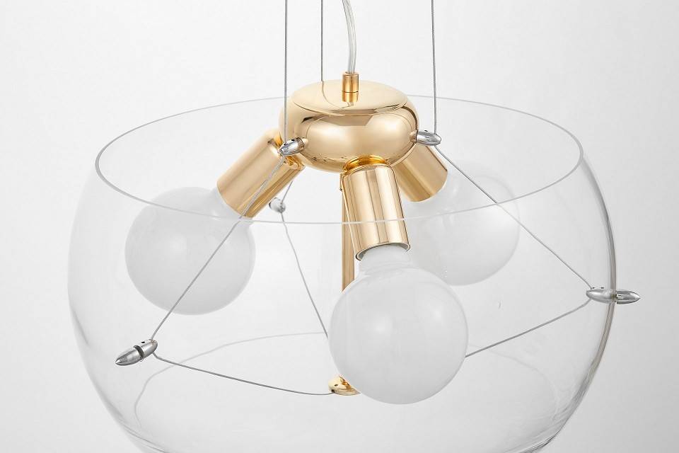 Подвесной светильник Lumina Deco Globo 400 мм LDP 6018-400 PR+F.GD