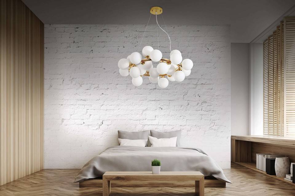Подвесная люстра LUMINA DECO Marsiada LDP 6033-25 GD