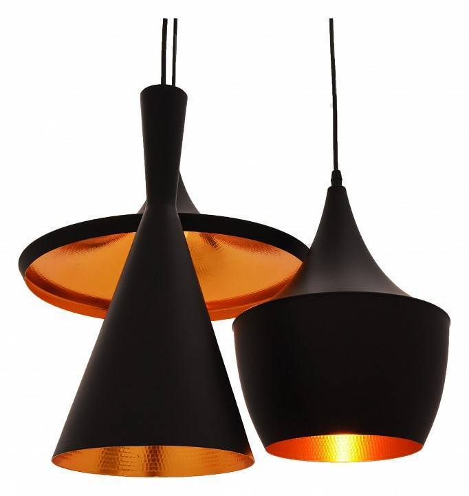 Подвесной светильник LUMINA DECO Foggi LDP 7712-3 BK