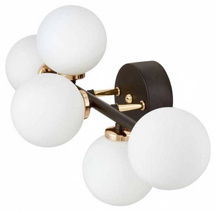 Бра Lumina Deco Marsiada LDW 6033-5 BK+F.GD