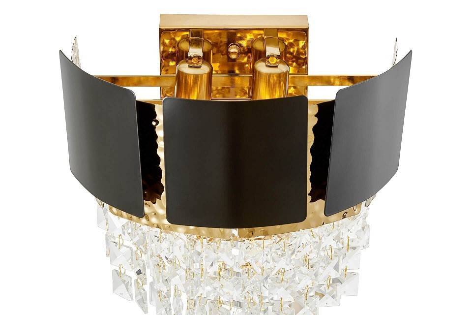 Накладной светильник LUMINA DECO MOLINA LDW 7045-2 BK+GD