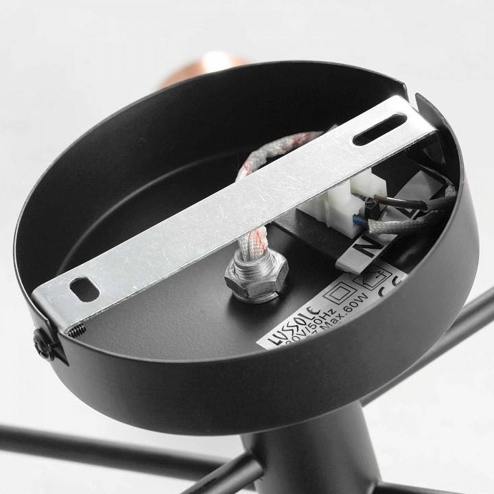 Люстра на штанге Lussole Huron 10 ламп LSP-8200