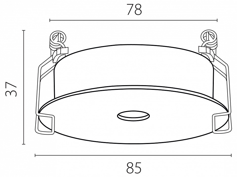 Рамка на 1 светильник Lightstar Spira 074206-12