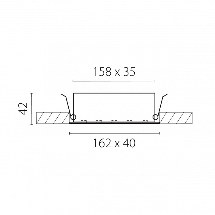 Встраиваемый светильник Lightstar Guarda 082246