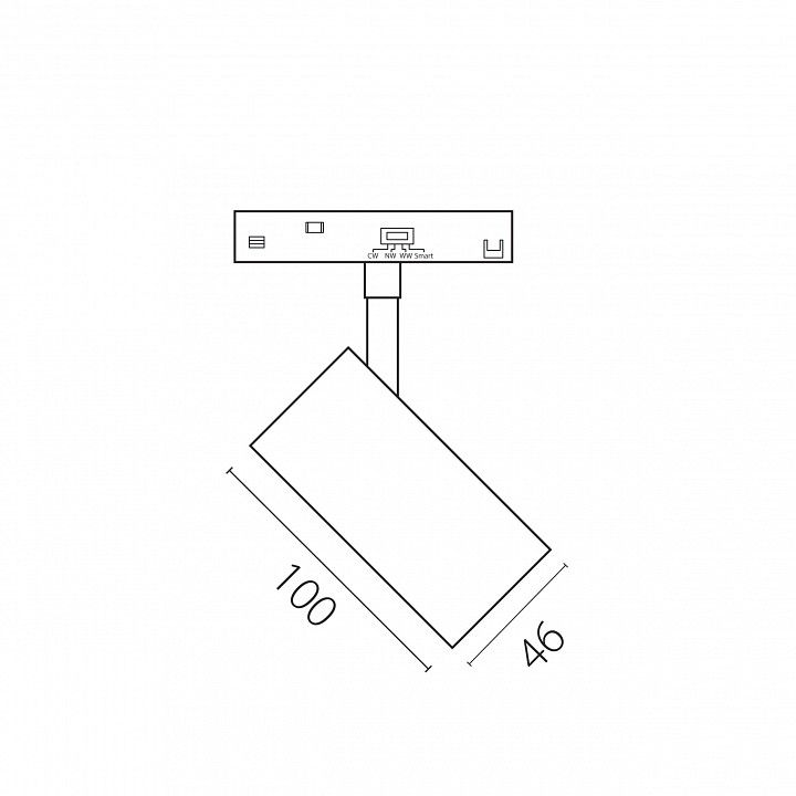 Светильник на штанге Lightstar Uno CCT 209506CCT