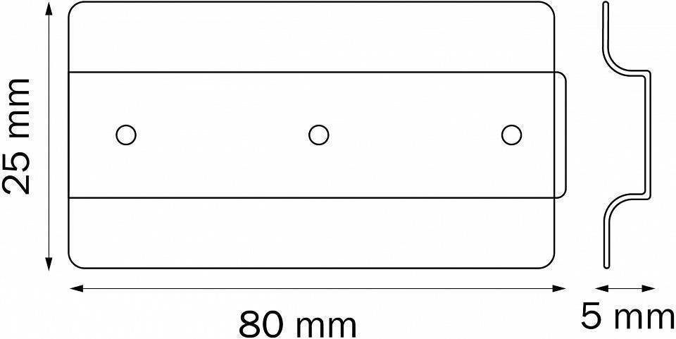 Крепление для трека Lightstar Barra 505180