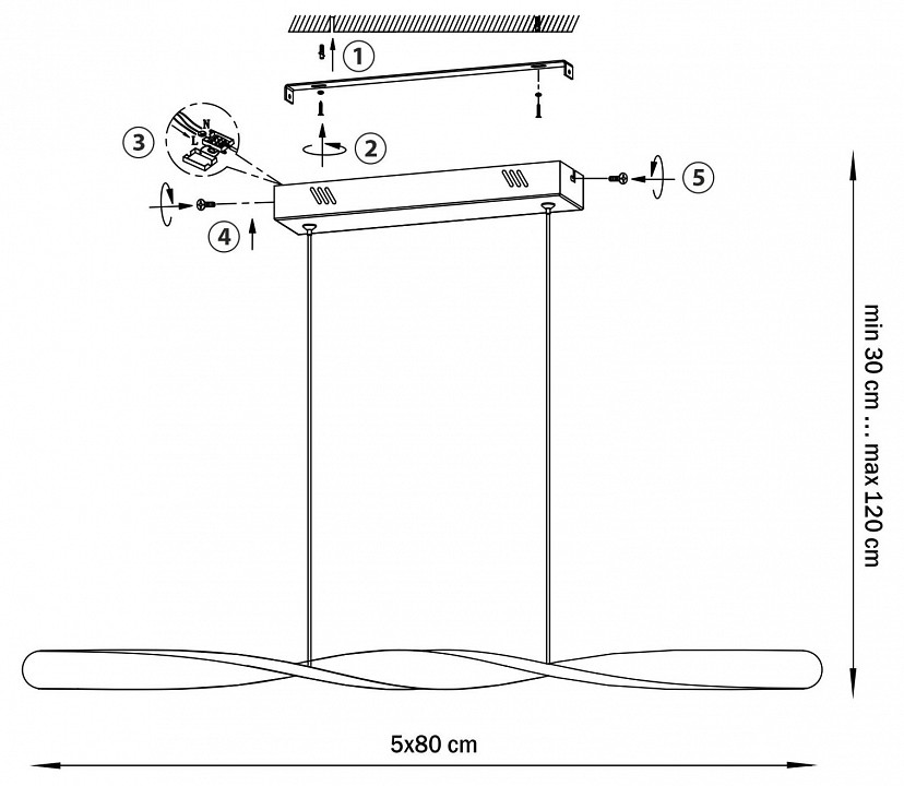 Подвесной светильник Lightstar Torino 615089