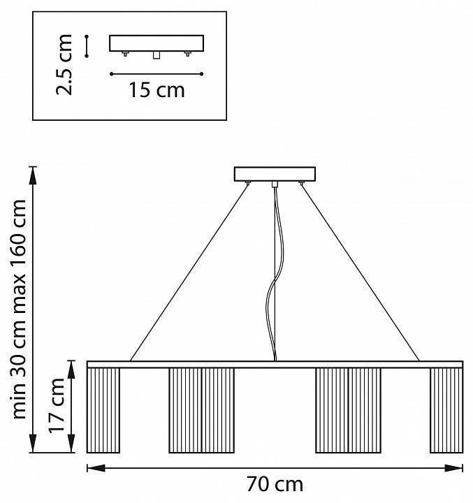 Подвесная люстра Lightstar Roma 12xG9 718127