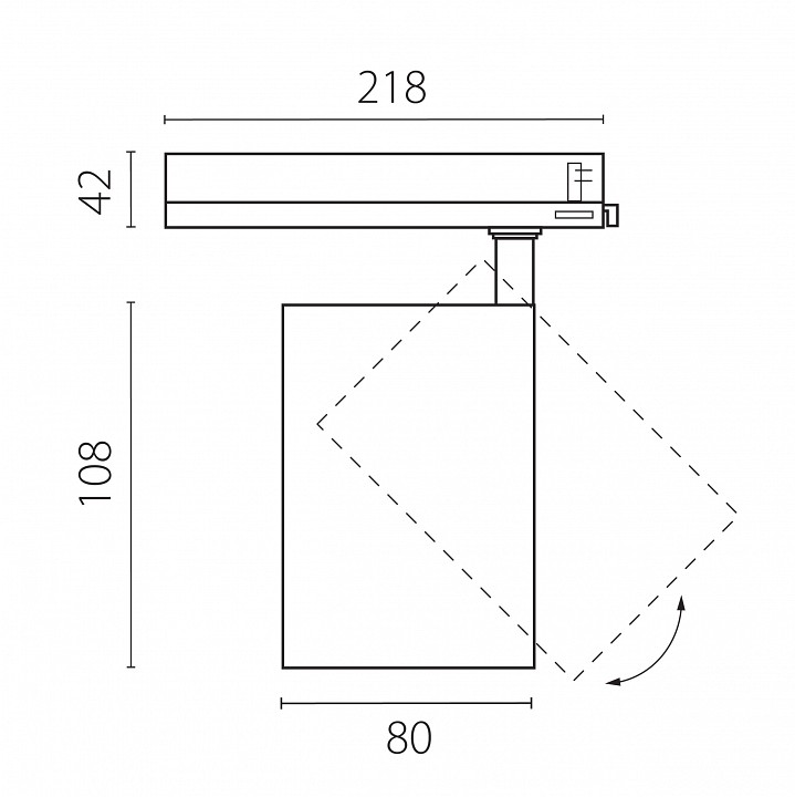 Светильник на штанге Lightstar Alta Base A5336TRIAC