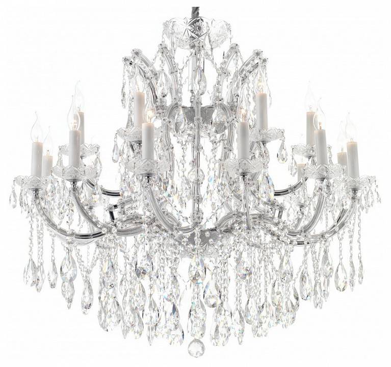 Подвесная люстра iLamp Diamond 6071-18 CR+CL