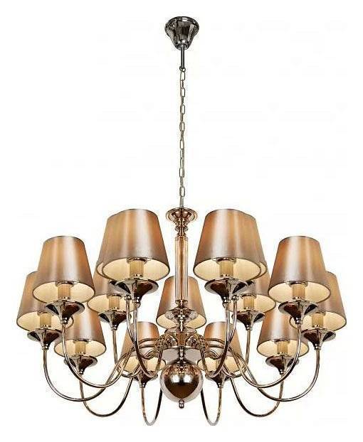 Подвесная люстра iLamp Rolling P2406-10+5 Nickel