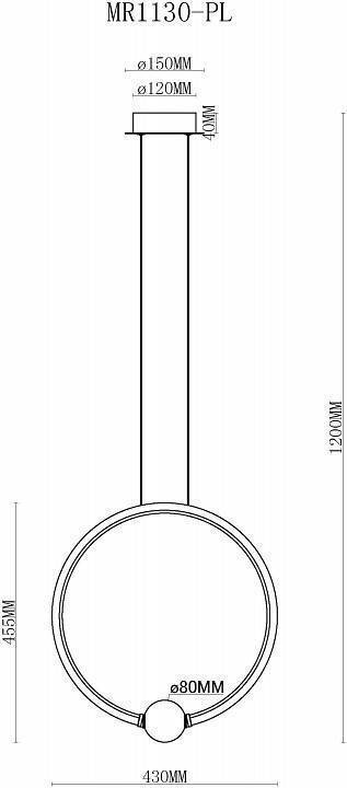 Подвесной светильник MyFar Victory MR1130-PL