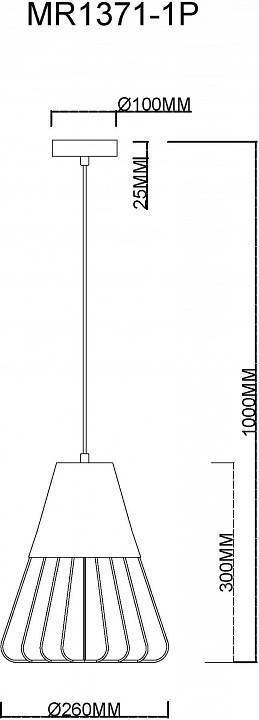 Подвесной светильник MyFar Hill MR1371-1P