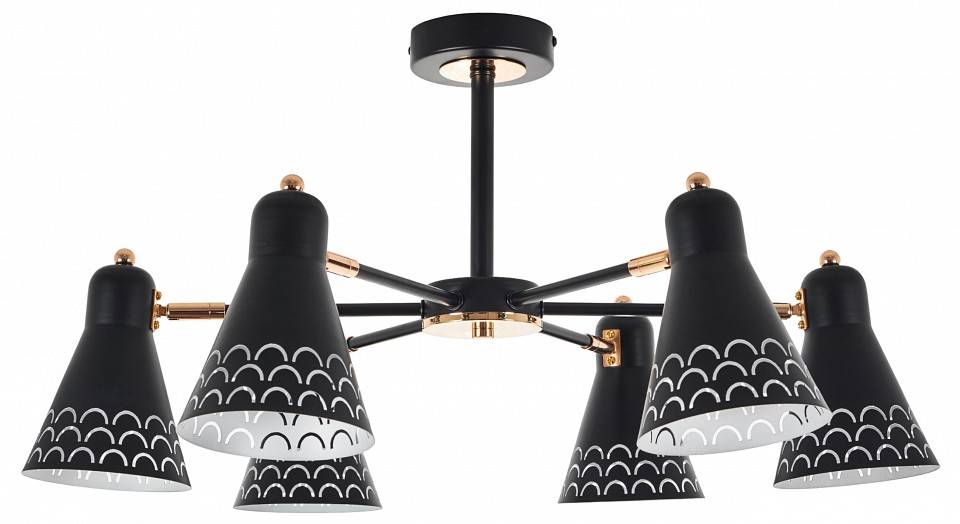 Люстра на штанге MyFar Chilly 6 ламп MR1531-6C