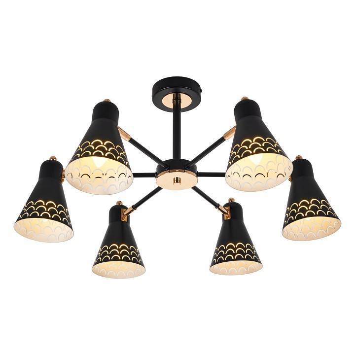 Люстра на штанге MyFar Chilly 6 ламп MR1531-6C