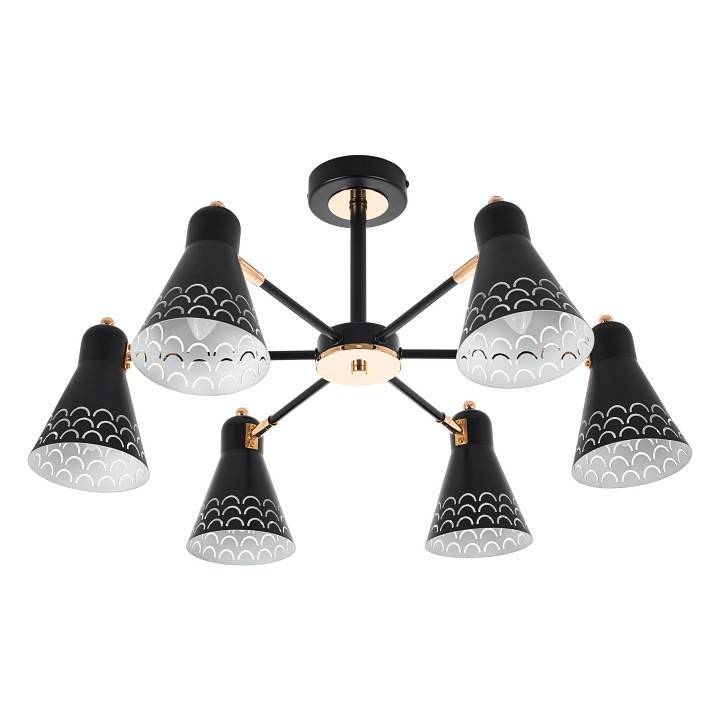 Люстра на штанге MyFar Chilly 6 ламп MR1531-6C