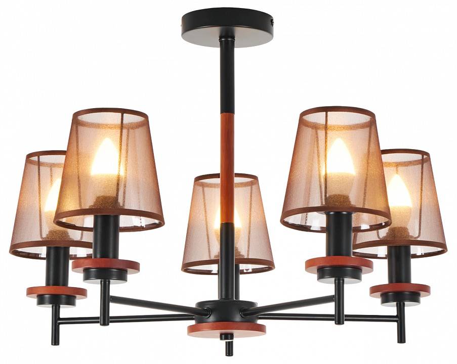 Люстра на штанге MyFar Daniel 5 ламп MR1851-5C