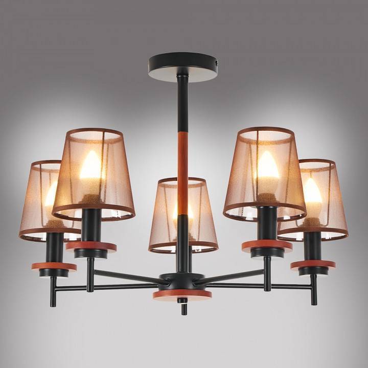 Люстра на штанге MyFar Daniel 5 ламп MR1851-5C