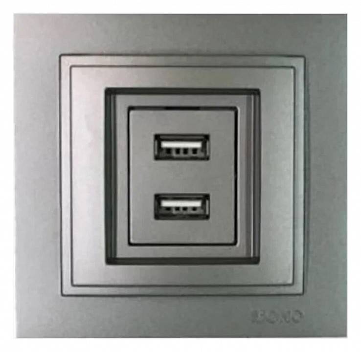 Розетка USB Mono Electric Despina 102-242405-178