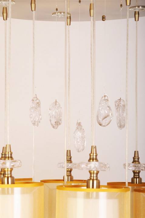 Подвесная люстра Manne Paula PL.5301-(8+4)+5BRshade