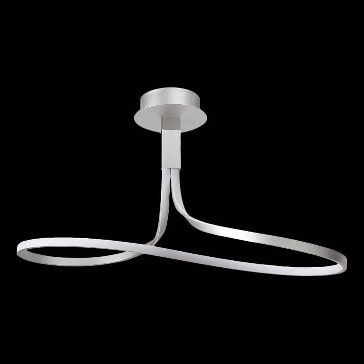 Светильник потолочный Mantra Nur 40 Вт 525 мм серебро 4980