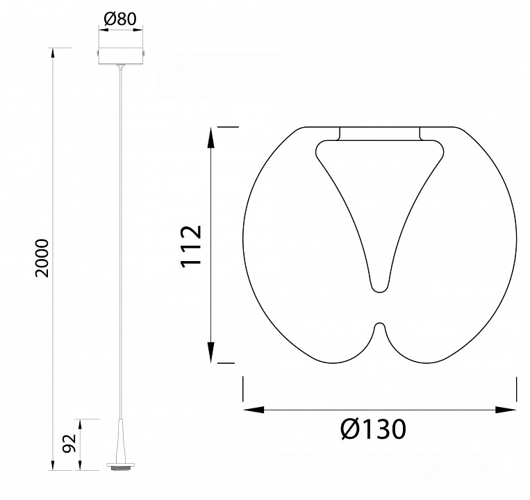 Подвесной светильник Mantra Andromeda 8931/8939