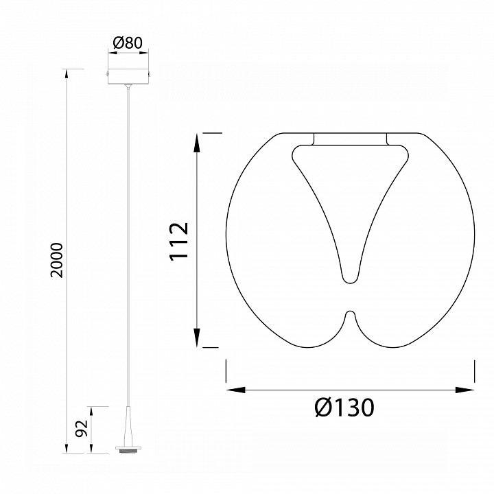 Подвесной светильник Mantra Andromeda 8931/8940