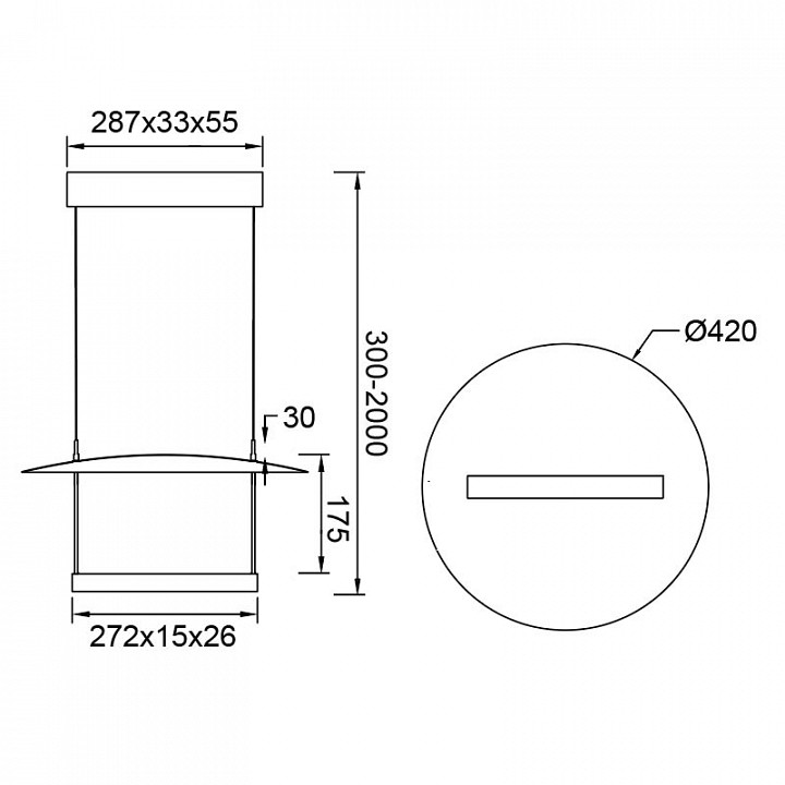 Подвесной светильник Mantra Sun II 9422
